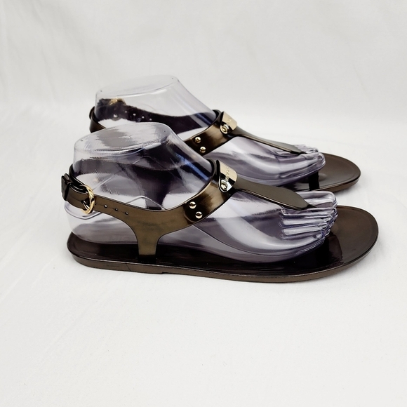 Michael kors Bronze Jelly Sandals - Picture 5 of 13
